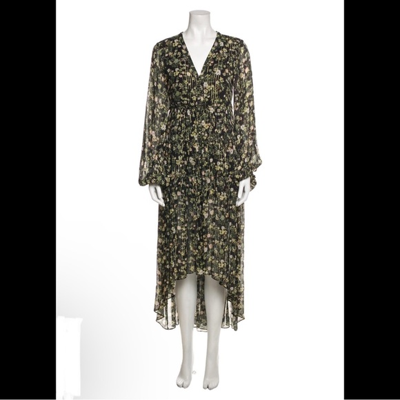 Rococo Sand Revolve Flora Women’s Floral Ruffle Boho Flowy High Low Maxi Dress - Picture 1 of 15